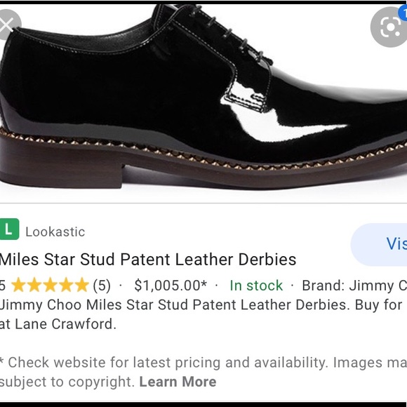 Jimmy Choo Miles Mens Shoe